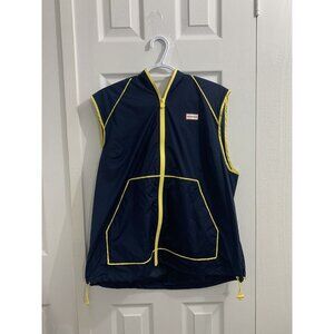 Hunter For Target Women's Navy Blue Hooded Windbreaker Vest - Size M
